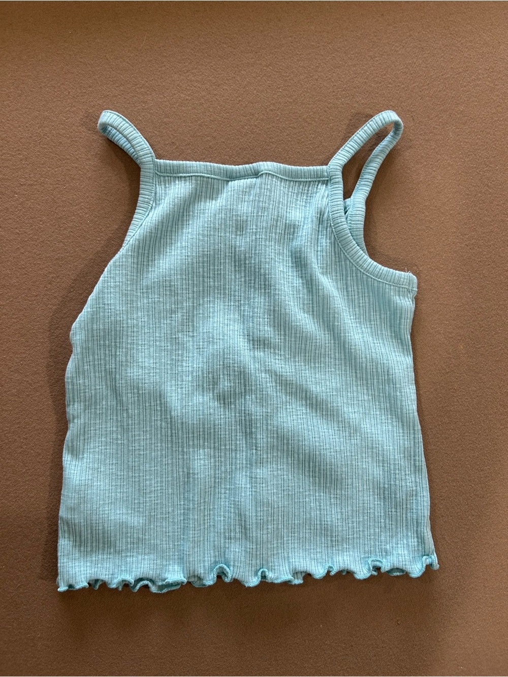 Old Navy Ribbed Button-Front Tanks — White & Mint - Picture 6 of 7